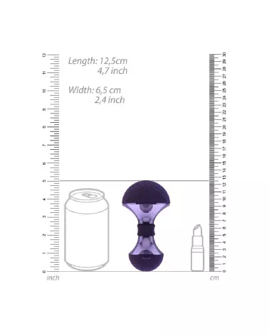 VIVE by Shots Enoki Bendable Massager Purple - Flexible Personal Massager-7