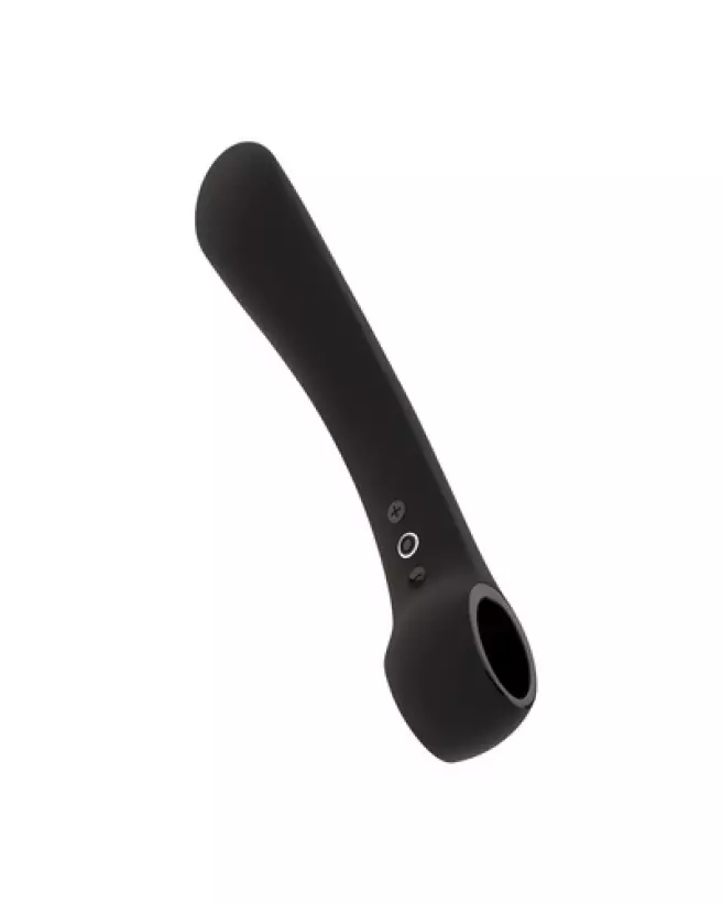 Image de l'Ombra Bendable Vibrator Black de VIVE by Shots, vibromasseur flexible en silicone-1