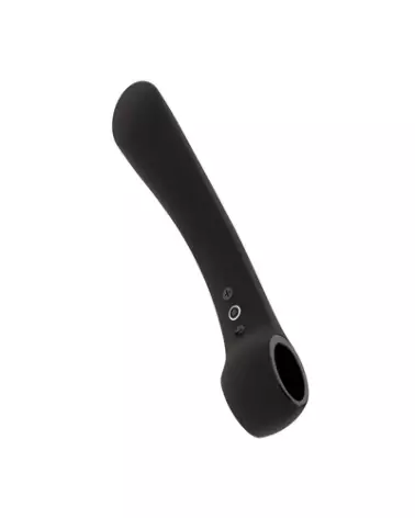 Image de l'Ombra Bendable Vibrator Black de VIVE by Shots, vibromasseur flexible en silicone-1