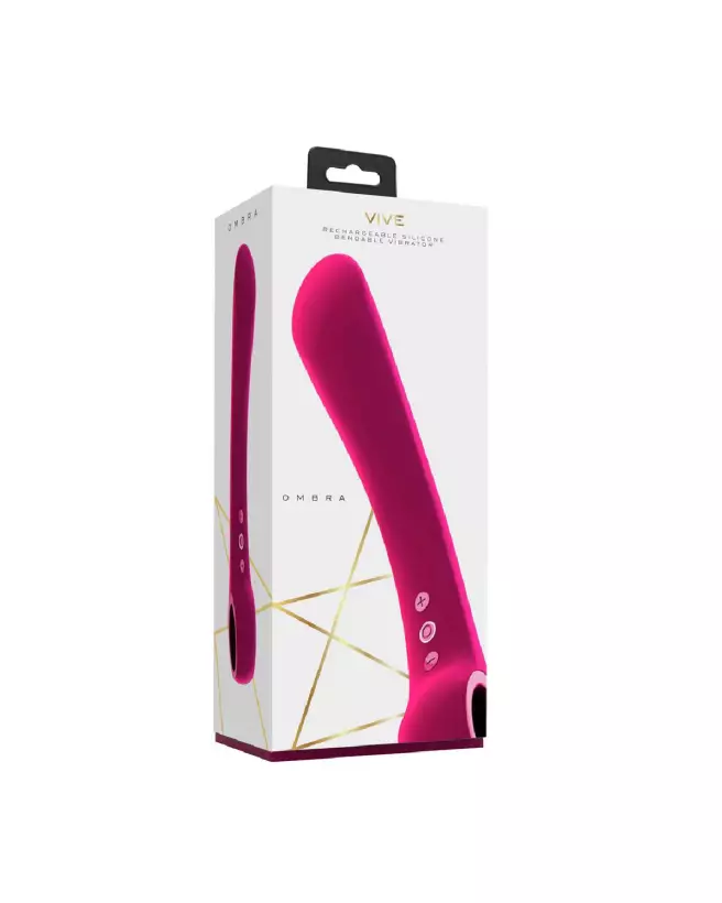 Vibrateur pliable rose Ombra de VIVE by Shots-2