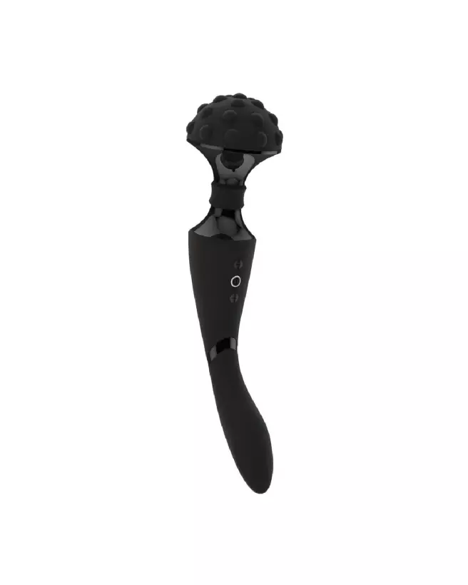VIVE by Shots Shiatsu Bendable Massager Wand in Black for Deep Muscle Relaxation and Intimate Wellness-4