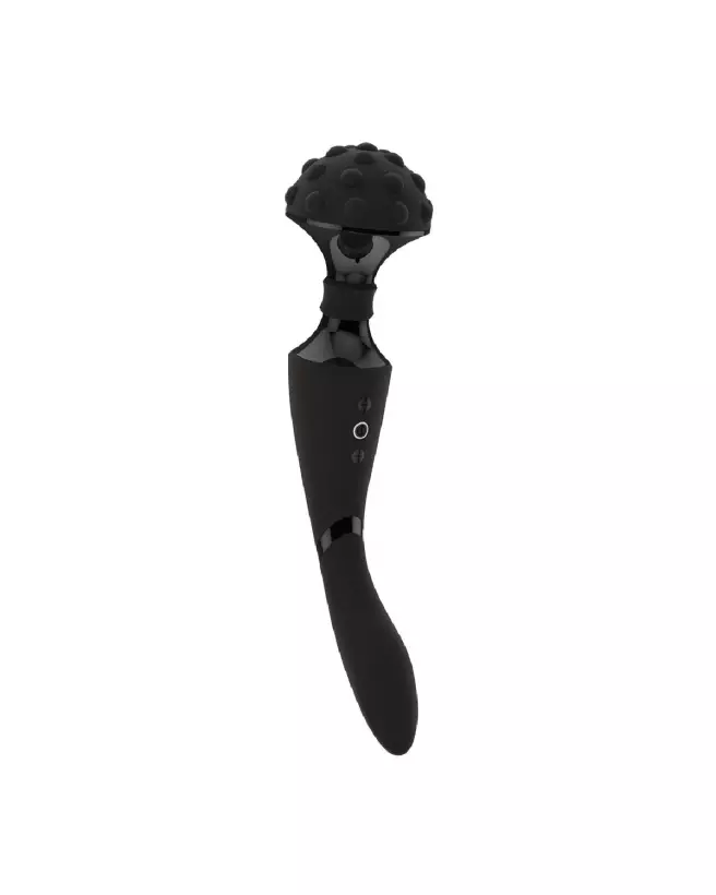VIVE by Shots Shiatsu Bendable Massager Wand in Black for Deep Muscle Relaxation and Intimate Wellness-6