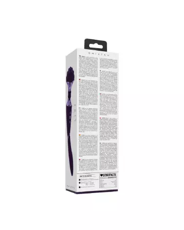 Image du Shiatsu Bendable Massager Wand Purple par VIVE by Shots, massager ergonomique et flexible-3