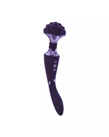 Image du Shiatsu Bendable Massager Wand Purple par VIVE by Shots, massager ergonomique et flexible-6