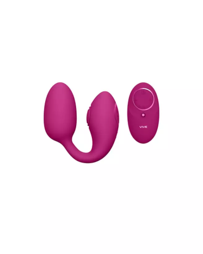 Aika Pulse Wave œuf vibrant rose télécommandé par VIVE by Shots-1