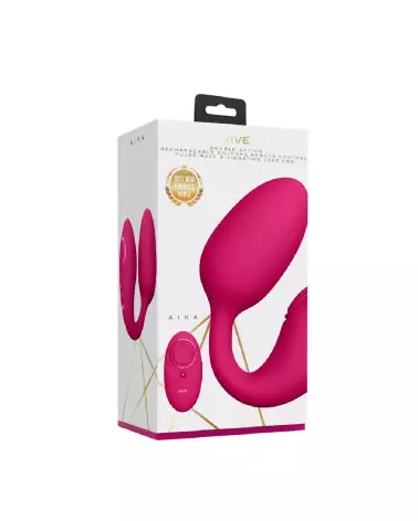Aika Pulse Wave œuf vibrant rose télécommandé par VIVE by Shots-2