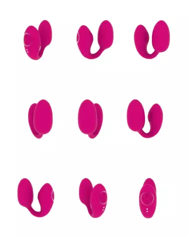 Aika Pulse Wave œuf vibrant rose télécommandé par VIVE by Shots-5