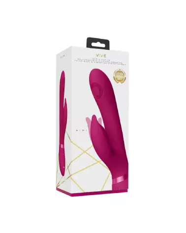 Image du Rabbit VIVE by Shots Pulse Wave en rose, stimulateur de point G et clitoris-2