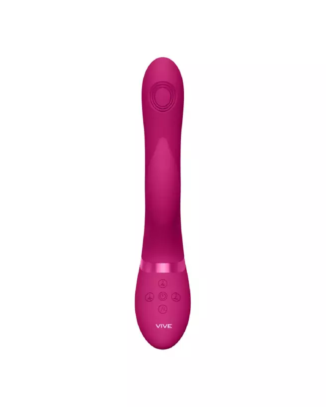 Image du Rabbit VIVE by Shots Pulse Wave en rose, stimulateur de point G et clitoris-4
