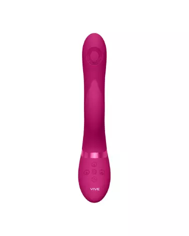 Image du Rabbit VIVE by Shots Pulse Wave en rose, stimulateur de point G et clitoris-4