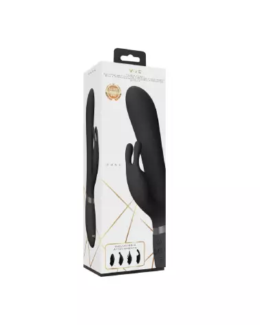 VIVE by Shots G-Spot Rabbit Clitoral Stimulator in Black-2