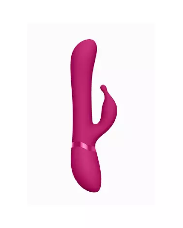 VIVE by Shots G-Spot Rabbit Clitoral Stimulator en rose pour une stimulation double intensité-3
