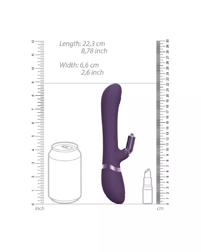 Image du stimulateur clitoridien VIVE by Shots, design ergonomique et technologie avancée-7
