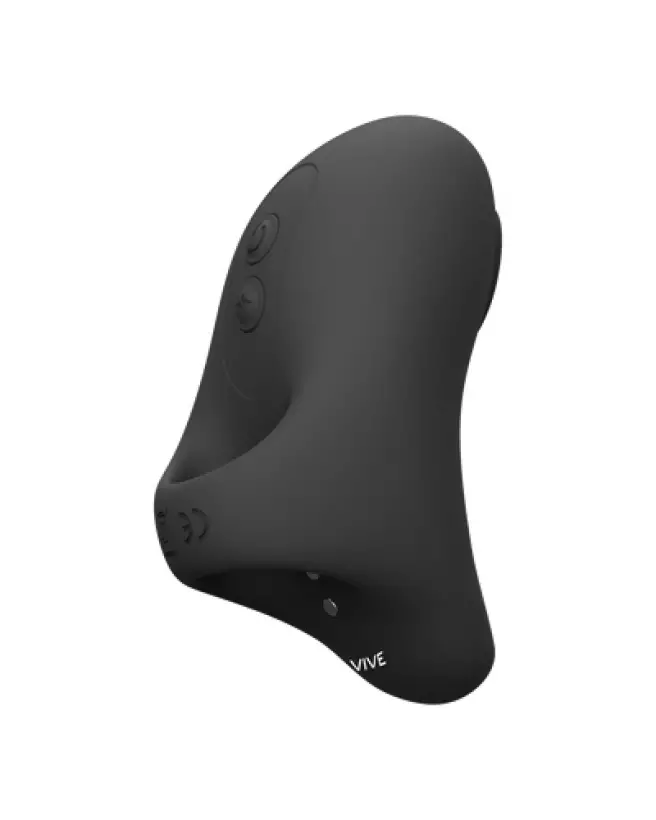 Image du Vibrant Doigt Hana de VIVE by Shots, stimulateur intime noir-1