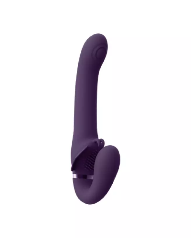 VIVE by Shots Strapless Strapon Pulse-Wave Purple en action-1