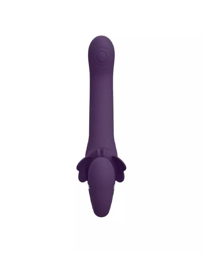 VIVE by Shots Strapless Strapon Pulse-Wave Purple en action-4