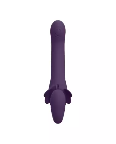 VIVE by Shots Strapless Strapon Pulse-Wave Purple en action-4