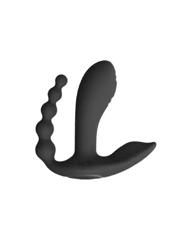 Image du Vibrator VIVE by Shots, double pénétration, noir, contrôle télécommandé, ergonomique-4
