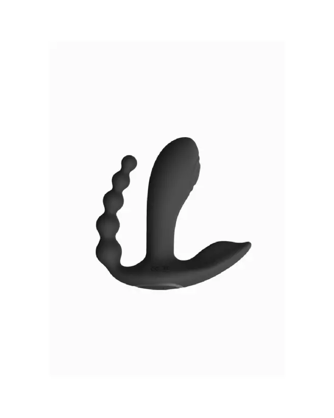 Image du Vibrator VIVE by Shots, double pénétration, noir, contrôle télécommandé, ergonomique-6