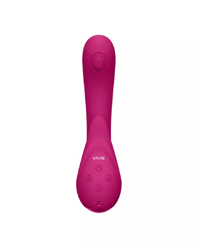 Image du Miki Pulse Wave Flickering G-Spot Vibrator Pink par VIVE by Shots-3