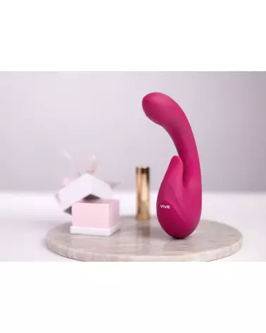 Image du Miki Pulse Wave Flickering G-Spot Vibrator Pink par VIVE by Shots-6