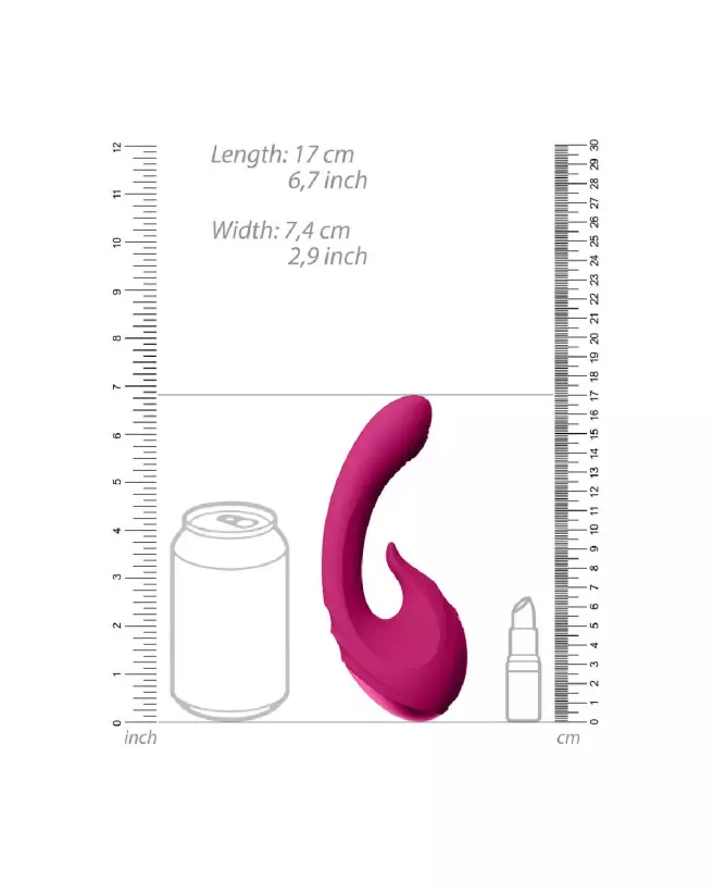 Image du Miki Pulse Wave Flickering G-Spot Vibrator Pink par VIVE by Shots-7