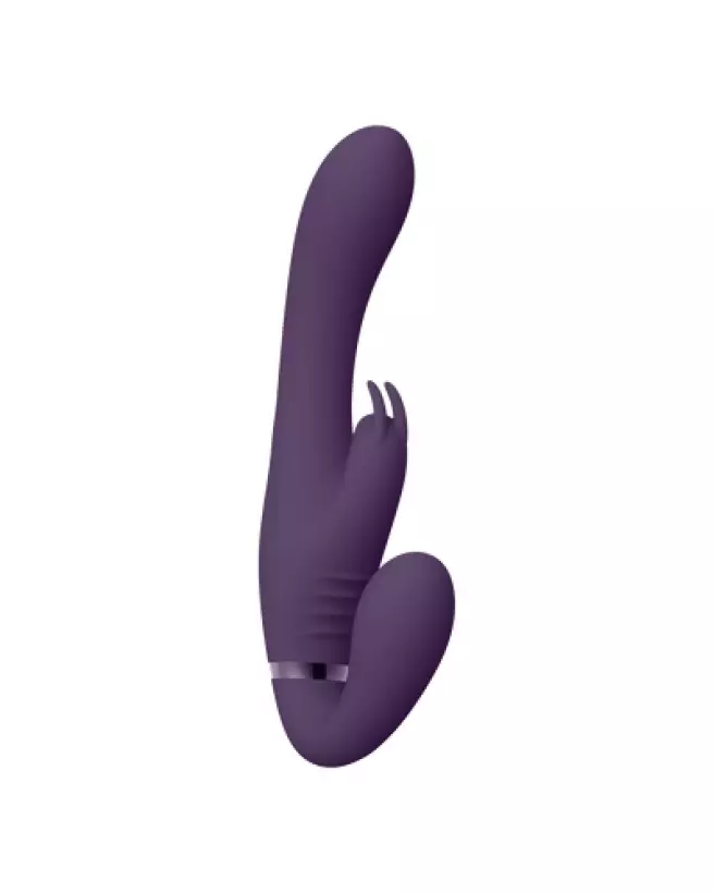 VIVE by Shots Strapless Rabbit Vibrator Purple for Couples-1