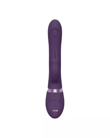Rini Pulse Wave Vibrating Double Penetration Rabbit Purple VIVE by Shots-3