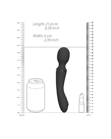 VIVE Pulse Wave Vibrating Wand noir pour massage intense et plaisir-7