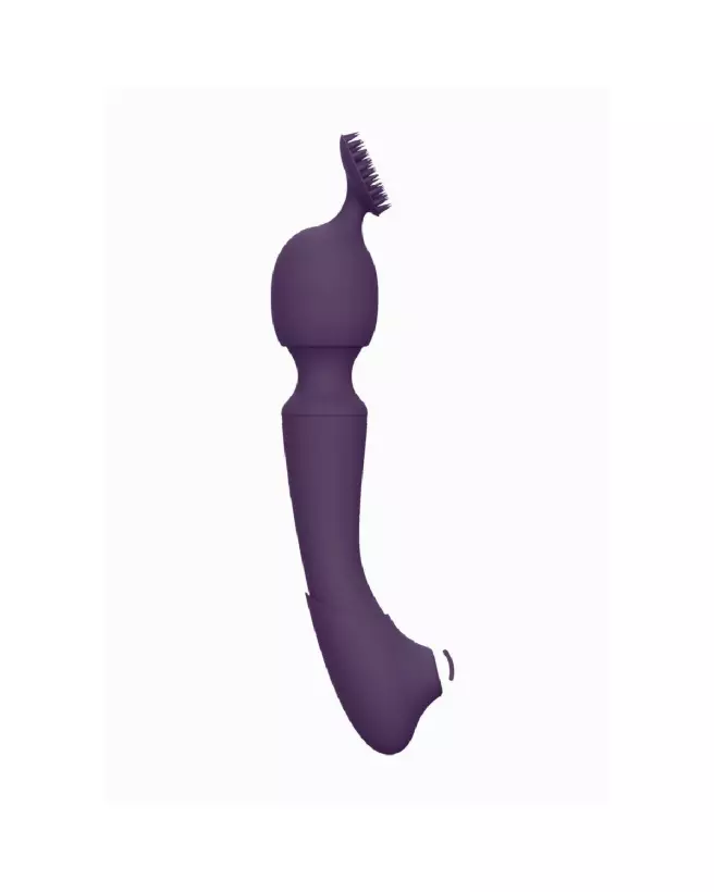Image du Nami Pulse Wave Vibrating Wand par VIVE en couleur Purple, masseur ergonomique haute performance-3