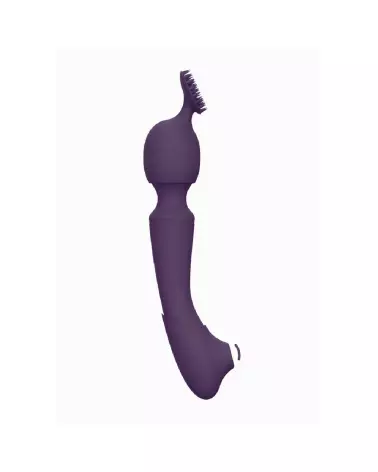 Image du Nami Pulse Wave Vibrating Wand par VIVE en couleur Purple, masseur ergonomique haute performance-3