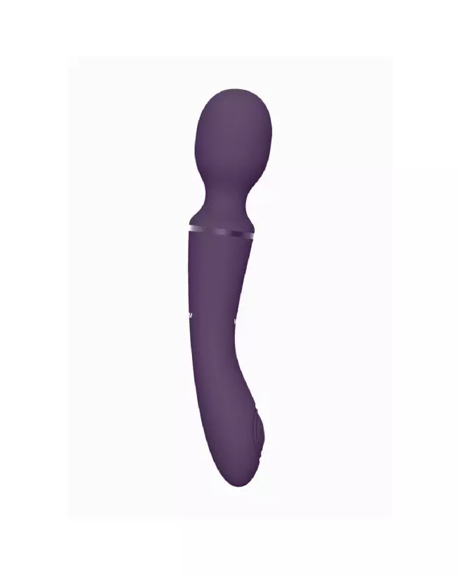 Image du Nami Pulse Wave Vibrating Wand par VIVE en couleur Purple, masseur ergonomique haute performance-4