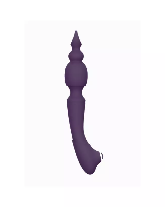 Image du Nami Pulse Wave Vibrating Wand par VIVE en couleur Purple, masseur ergonomique haute performance-5
