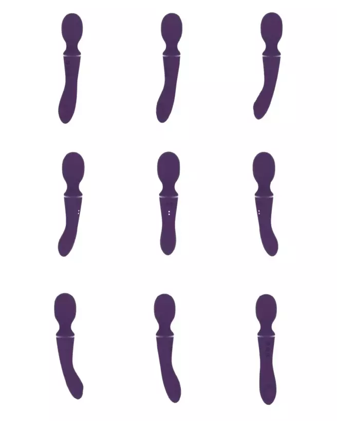 Image du Nami Pulse Wave Vibrating Wand par VIVE en couleur Purple, masseur ergonomique haute performance-6