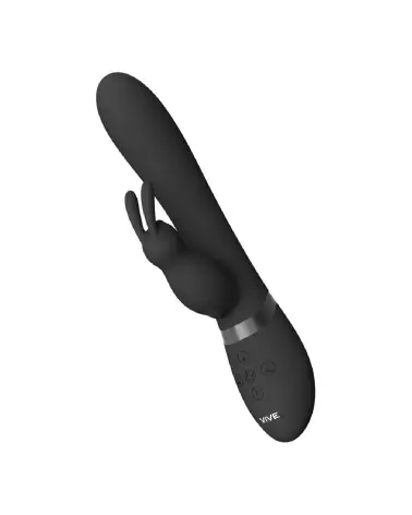 Image du Vibrateur Gonflable Taka Noir de VIVE by Shots, Sextoy Rabbit Élégant-5