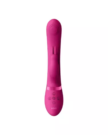 VIVE by Shots May Dual Pulse-Wave Vibrating C-Spot G-Spot Rabbit Pink-4