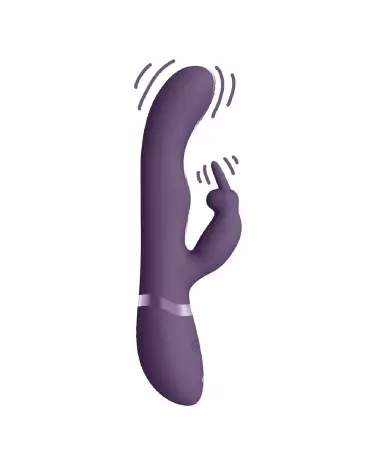 Image du Vibromasseur Rabbit May Dual Pulse-Wave de VIVE by Shots en Purple, idéal pour stimulation C-spot et G-spot-3