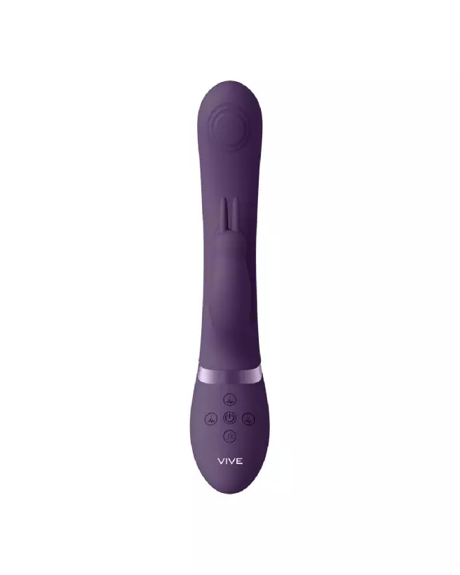 Image du Vibromasseur Rabbit May Dual Pulse-Wave de VIVE by Shots en Purple, idéal pour stimulation C-spot et G-spot-4