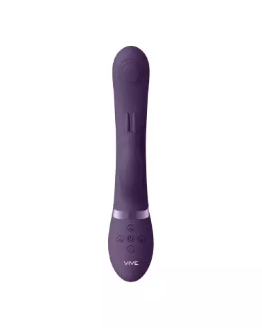 Image du Vibromasseur Rabbit May Dual Pulse-Wave de VIVE by Shots en Purple, idéal pour stimulation C-spot et G-spot-4