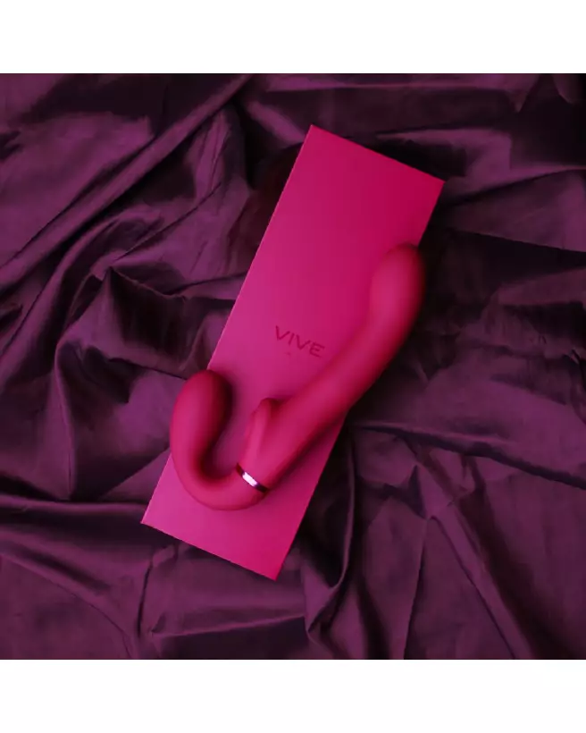 Image du Strapless Strapon Dual Vibrating Air Wave Tickler de VIVE by Shots-6