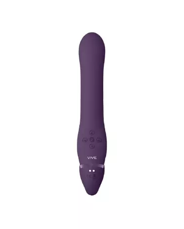 Image du Ai - Dual Vibrating Air Wave Tickler Strapless Strapon de VIVE by Shots, gode ceinture sans bretelles pour couple-3