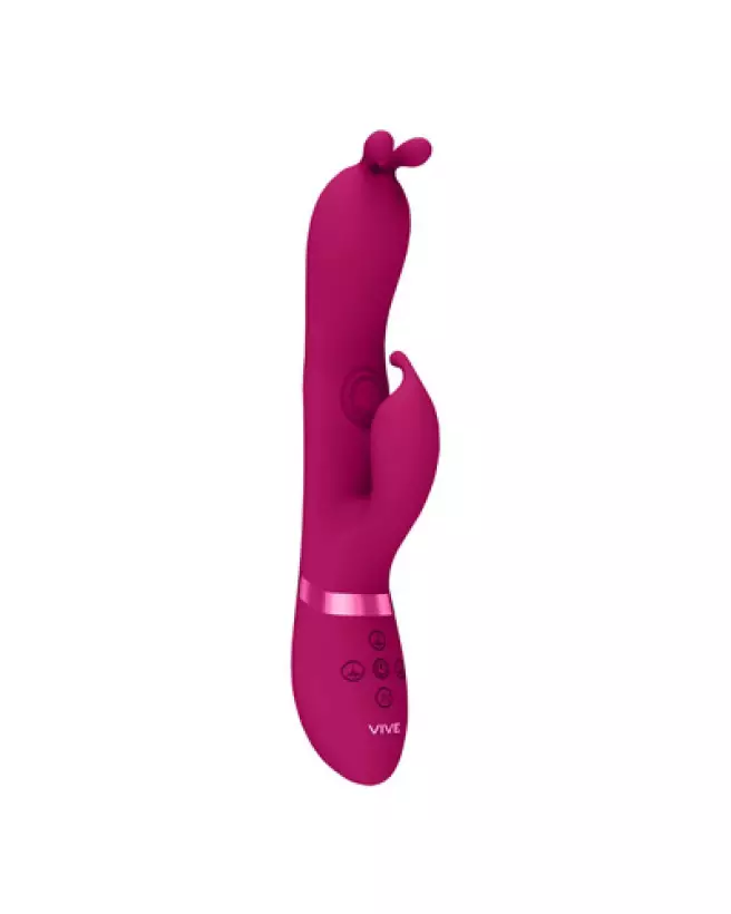 Vibrating Bunny Ear G-Spot Rabbit VIVE by Shots en action-1