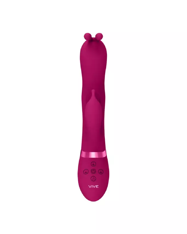 Vibrating Bunny Ear G-Spot Rabbit VIVE by Shots en action-3