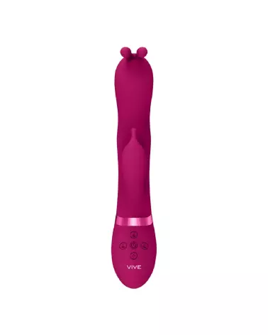 Vibrating Bunny Ear G-Spot Rabbit VIVE by Shots en action-3