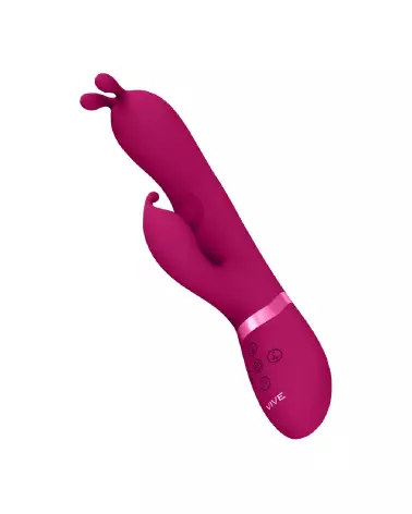Vibrating Bunny Ear G-Spot Rabbit VIVE by Shots en action-5