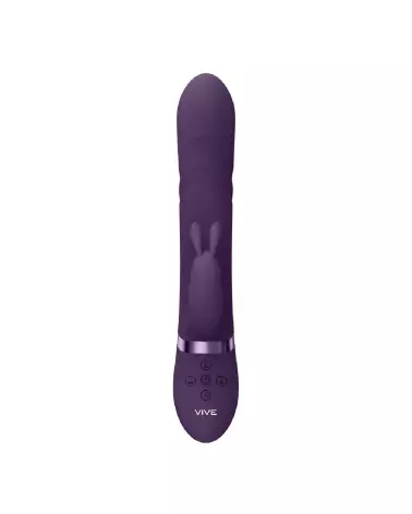 VIVE by Shots Nari G-Spot Rabbit Vibrator with Rotating Beads in Purple-4