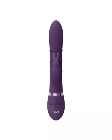 Vibrating G-Spot Rabbit Sora Up Down Rings by VIVE in Purple-4
