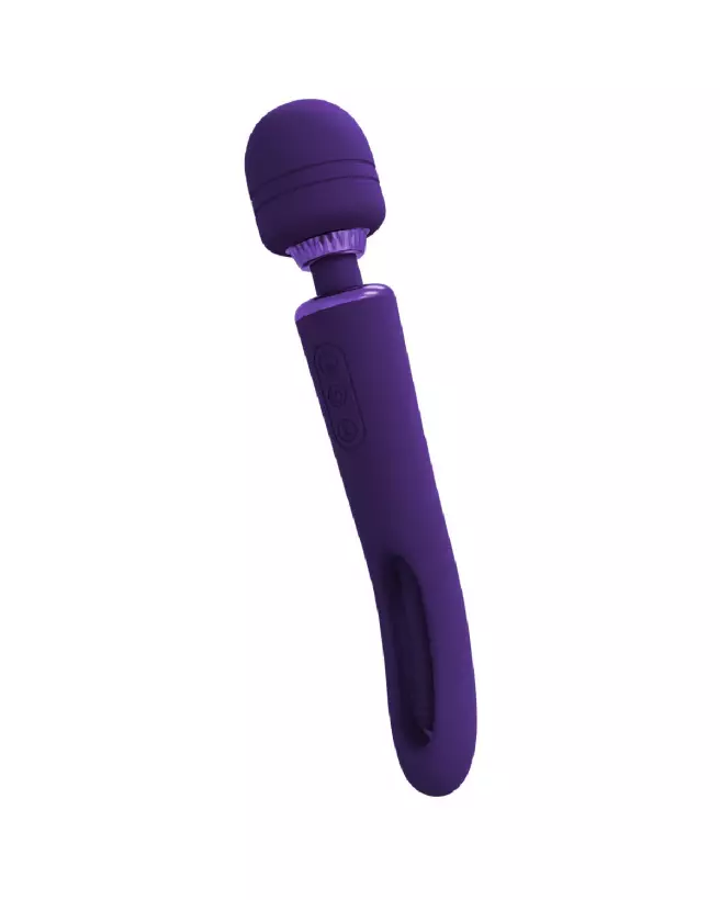 Image de Kiku Double Ended Wand avec stimulateur G-Spot par VIVE by Shots en pourpre-4