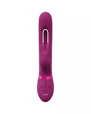 VIVE by Shots Mika Rabbit Vibrator Pink avec stimulateur G-spot flapping-5