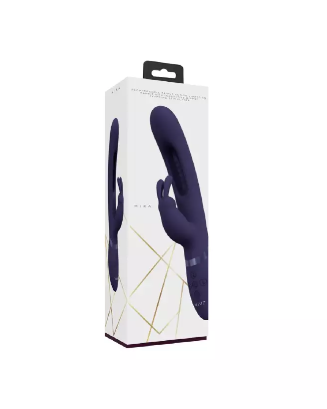 VIVE by Shots Mika Triple Motor Vibrating Rabbit Purple G-Spot Stimulator-2